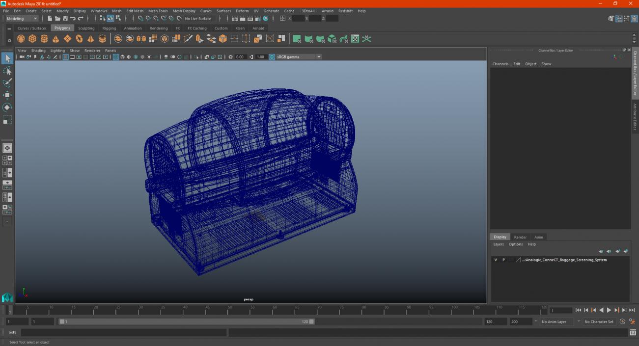 Baggage Screening System 3D model