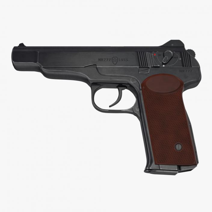 3D Pistols Collection model