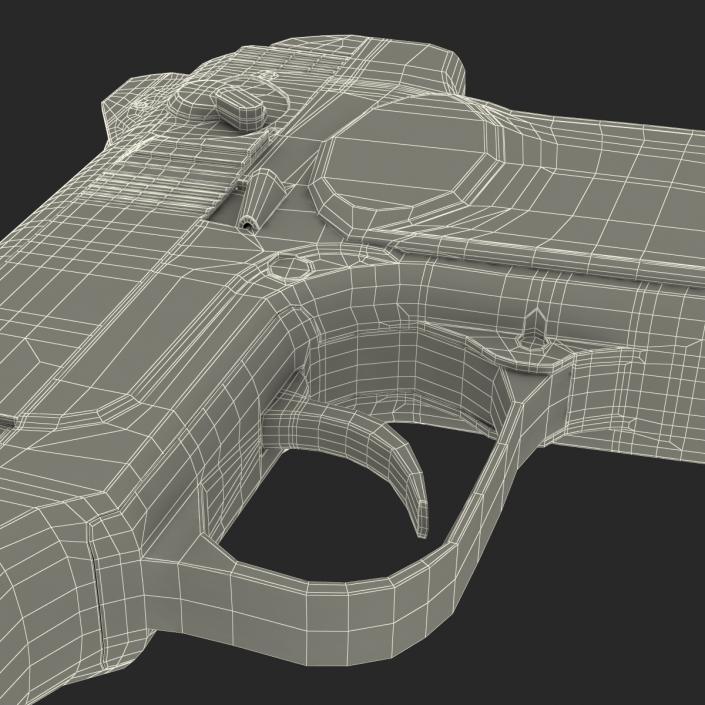 Stechkin Automatic Pistol APS 3D model