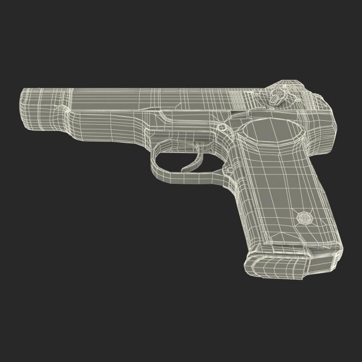 Stechkin Automatic Pistol APS 3D model