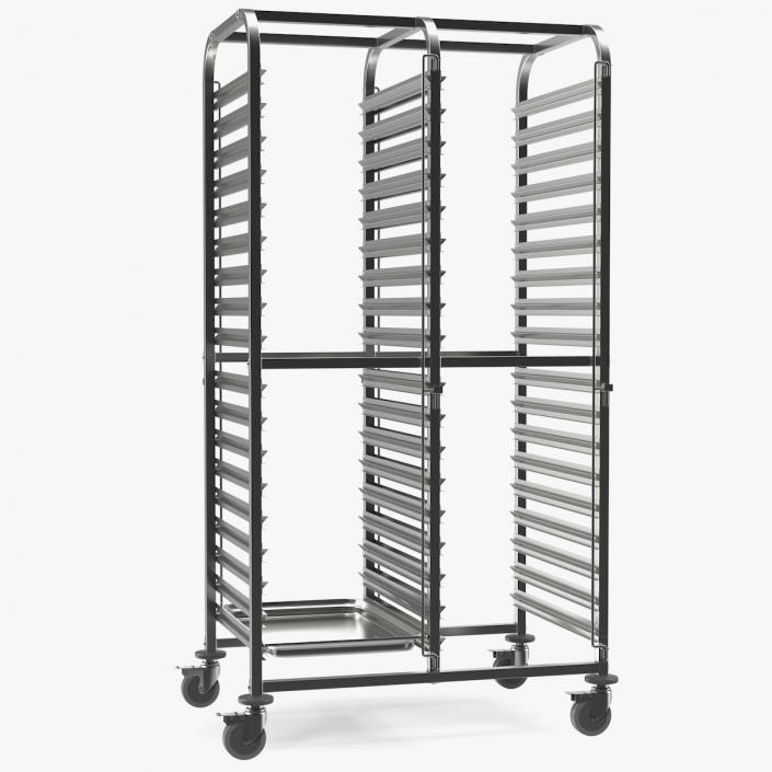 Shelf Trolley LIAM DUO 3D