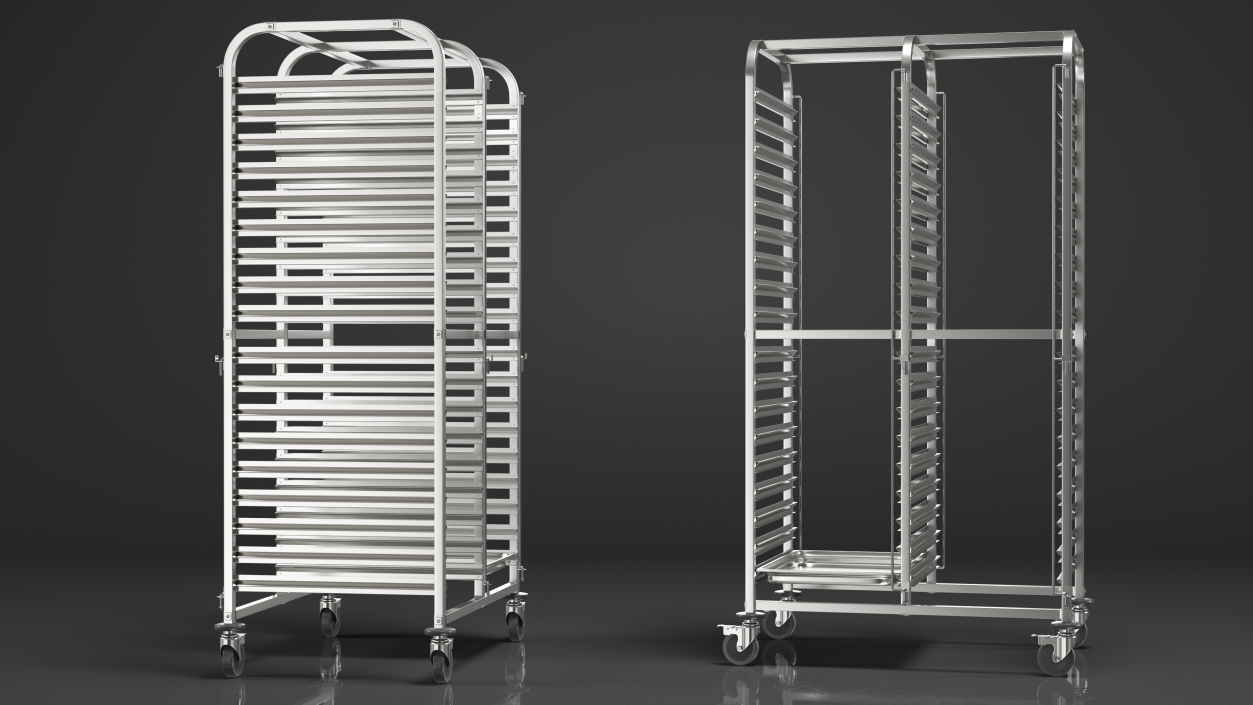 Shelf Trolley LIAM DUO 3D