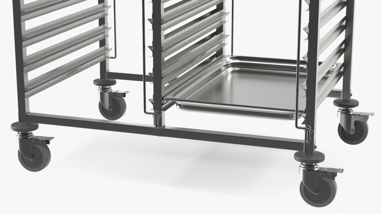 Shelf Trolley LIAM DUO 3D