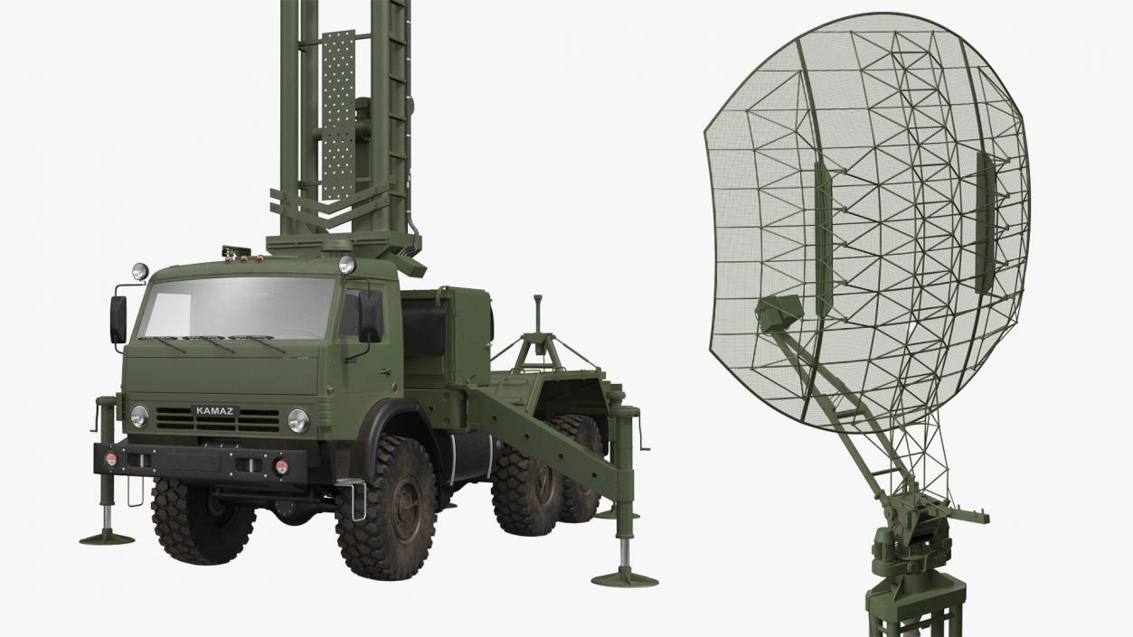 3D Kasta 2E2 Radar Truck