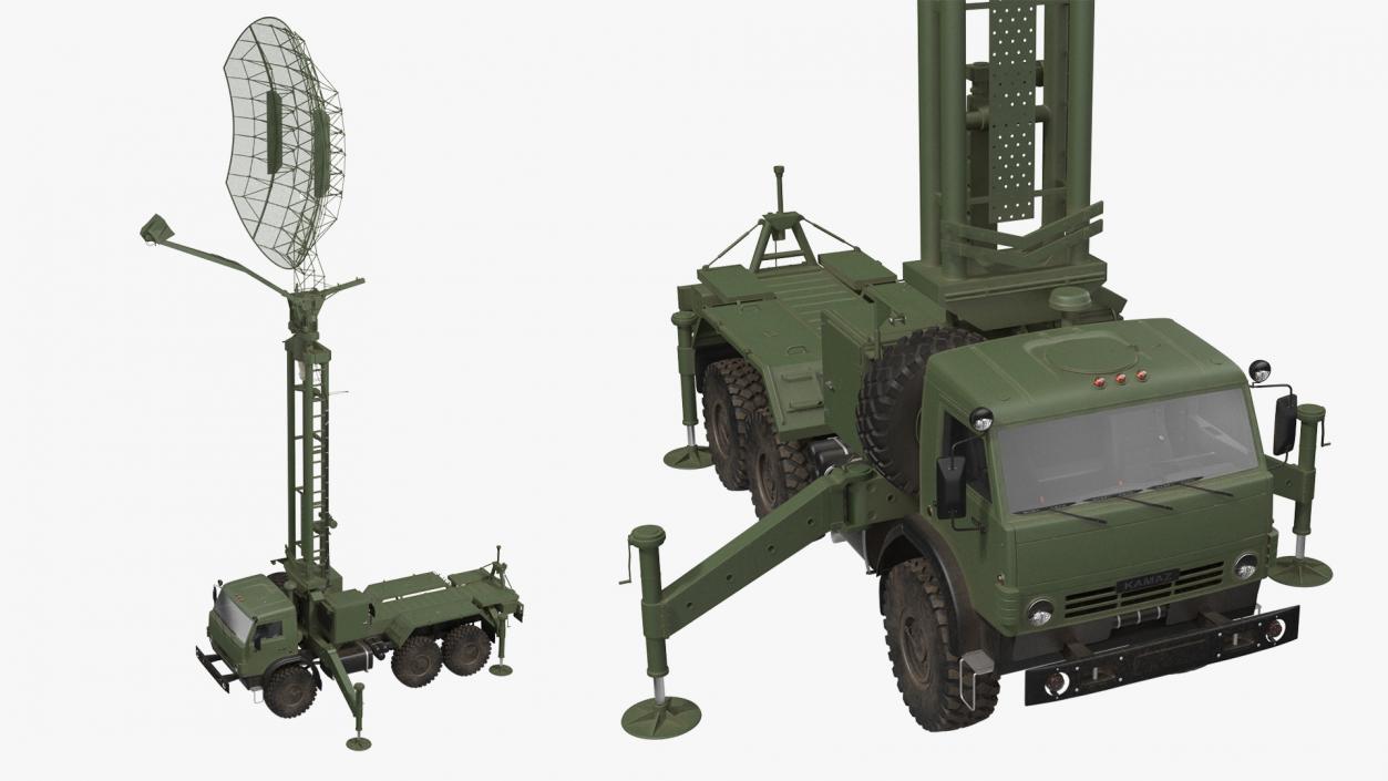 3D Kasta 2E2 Radar Truck