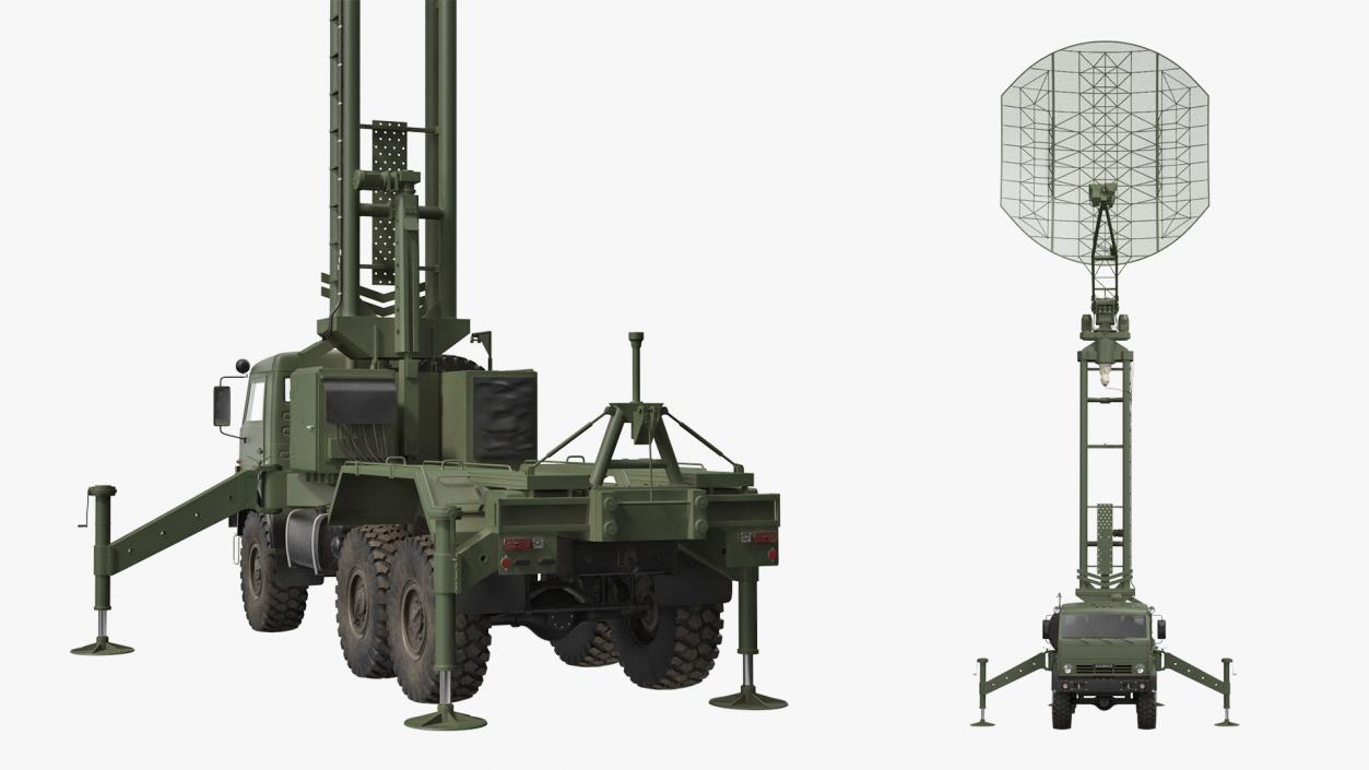 3D Kasta 2E2 Radar Truck