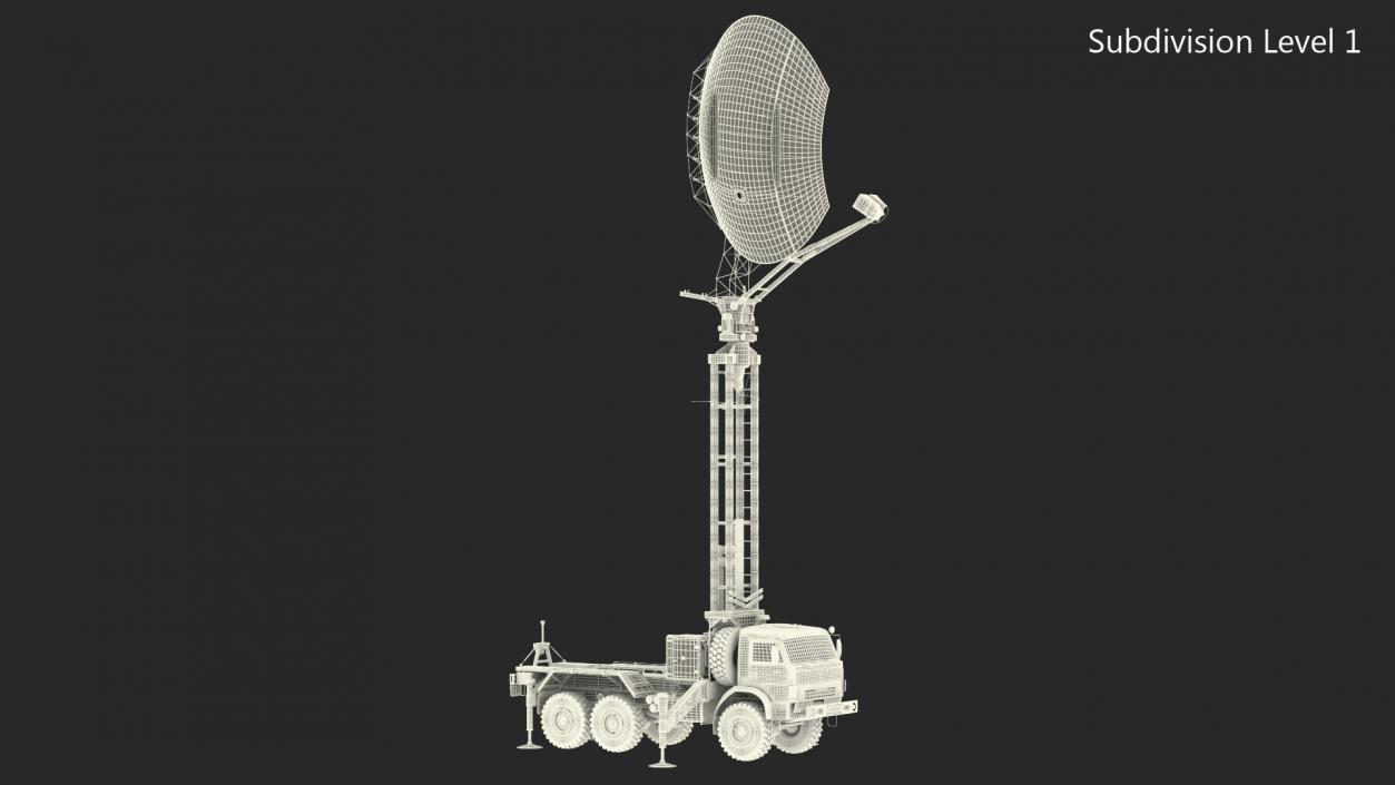 3D Kasta 2E2 Radar Truck