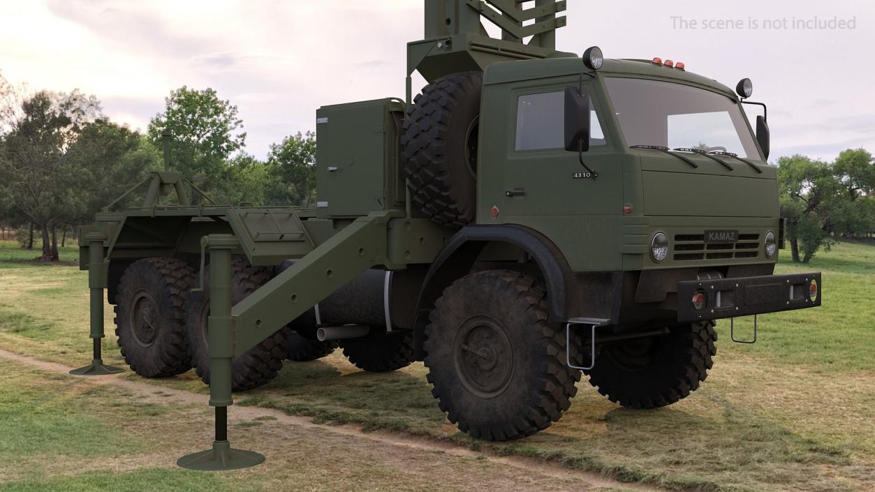 3D Kasta 2E2 Radar Truck