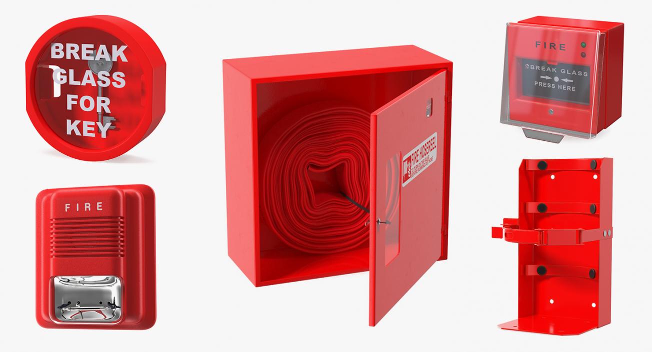 Fire Alarm Tools Collection 2 3D model