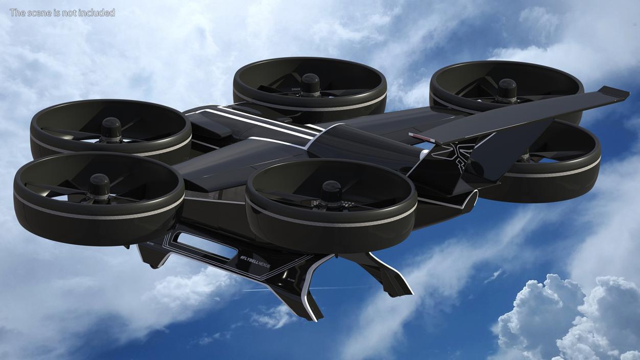 3D model Flying Car Bell Nexus 6HX