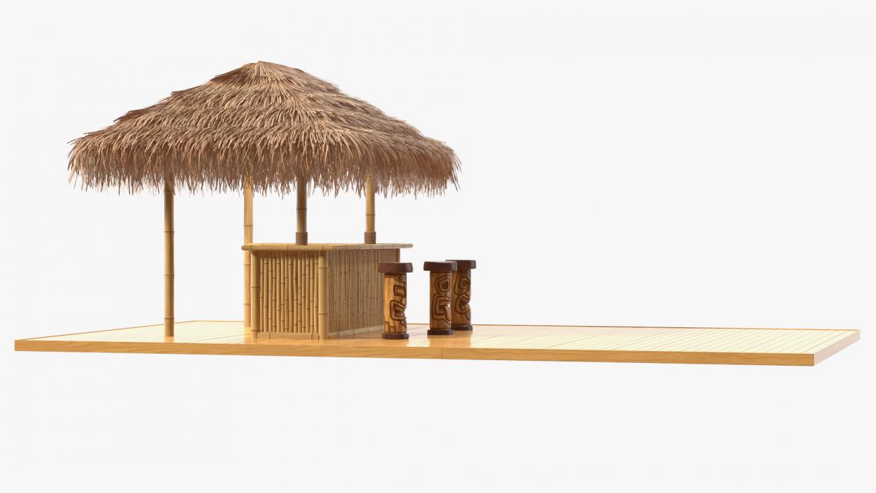 3D model Tiki Bar