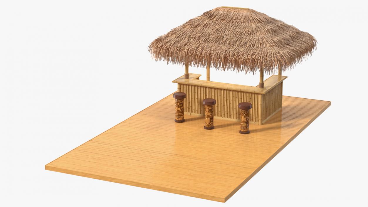 3D model Tiki Bar