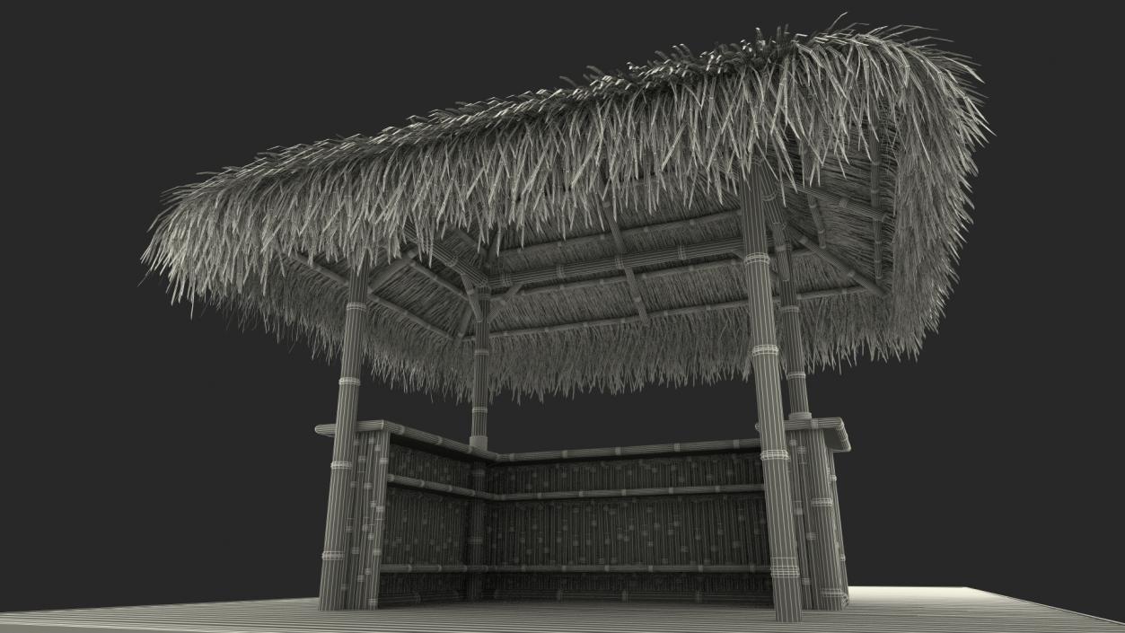 3D model Tiki Bar