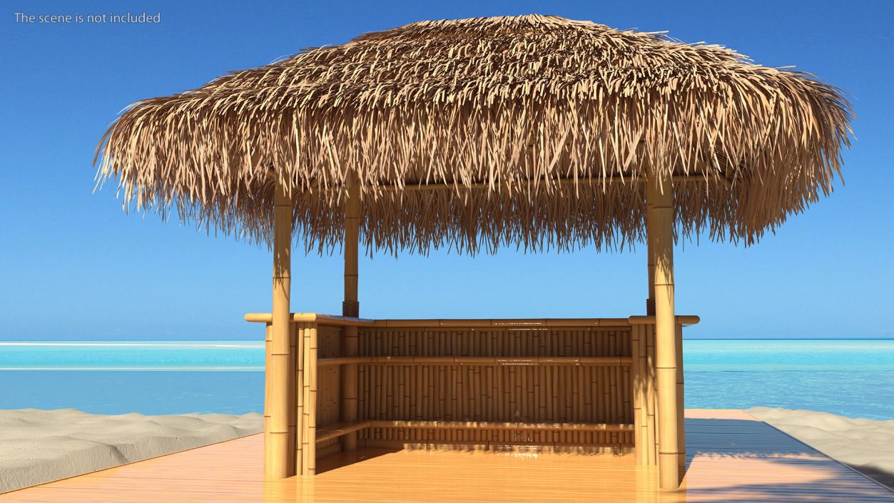 3D model Tiki Bar