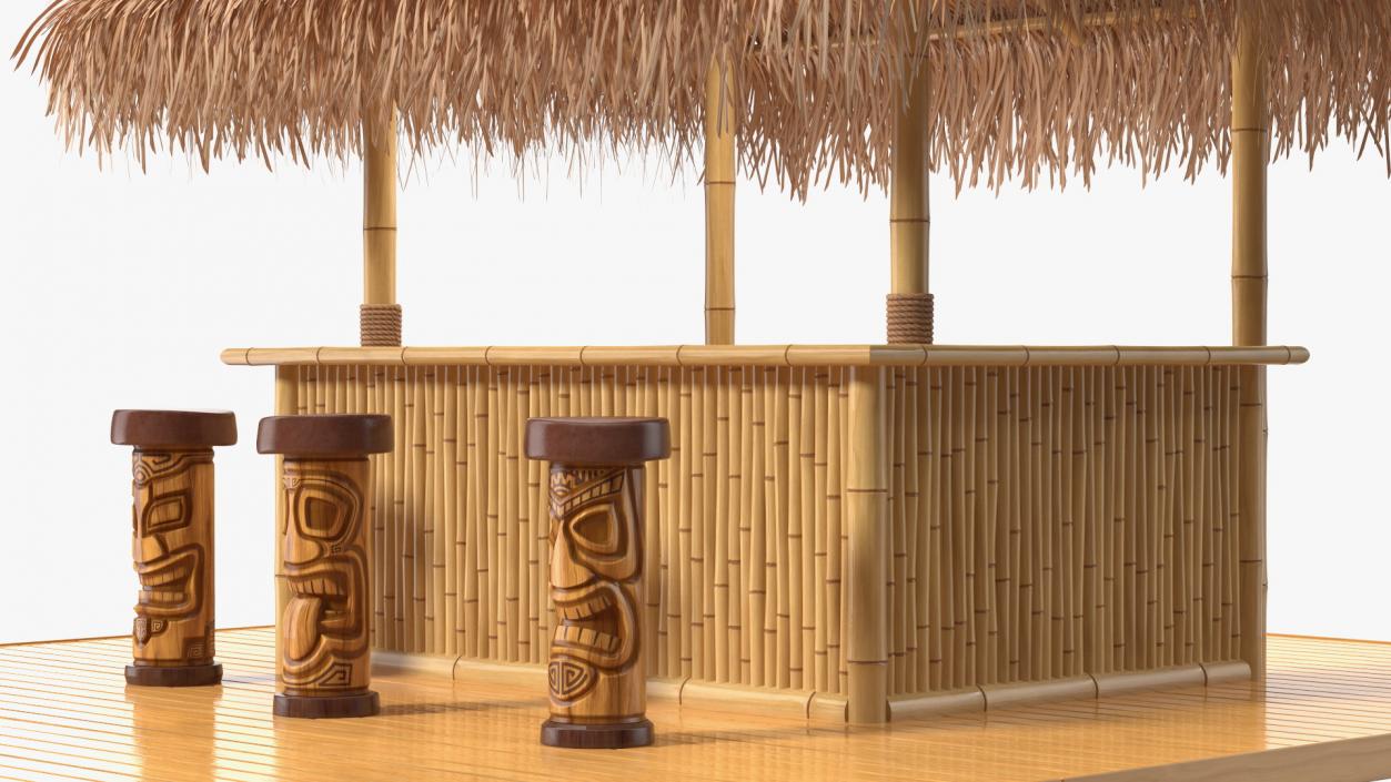 3D model Tiki Bar