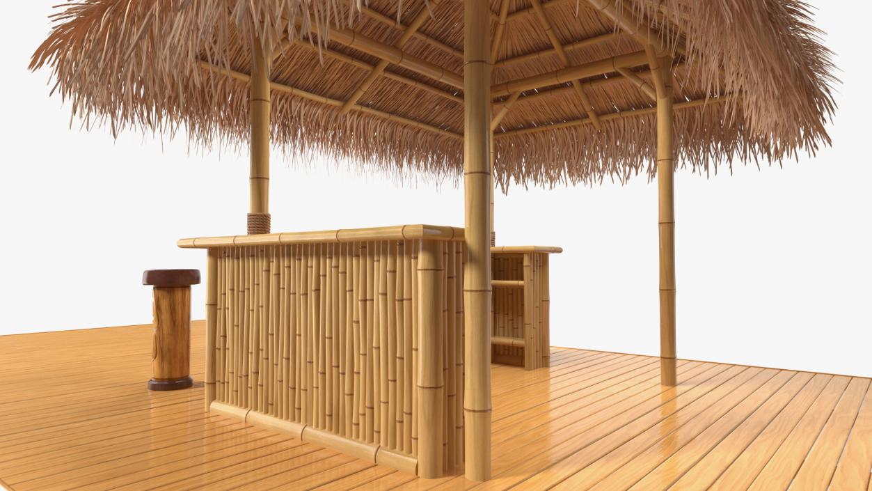 3D model Tiki Bar