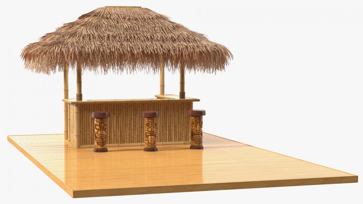 3D model Tiki Bar