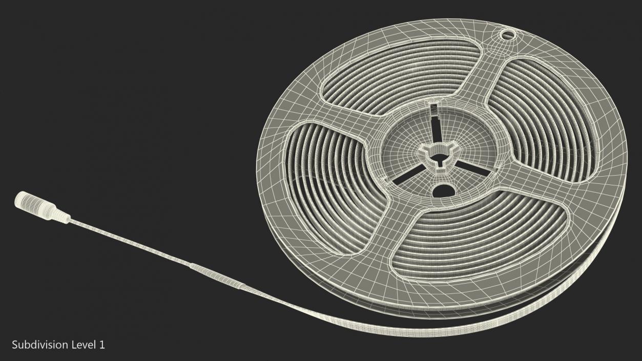 3D Tape Strip Lights Spool model