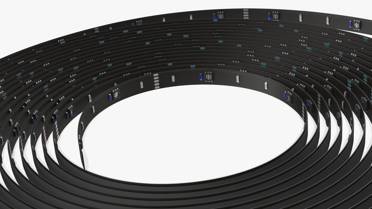 3D Tape Strip Lights Spool model