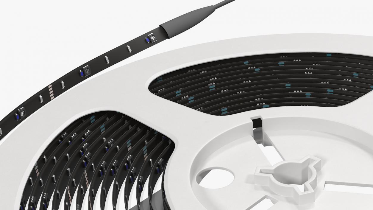 3D Tape Strip Lights Spool model