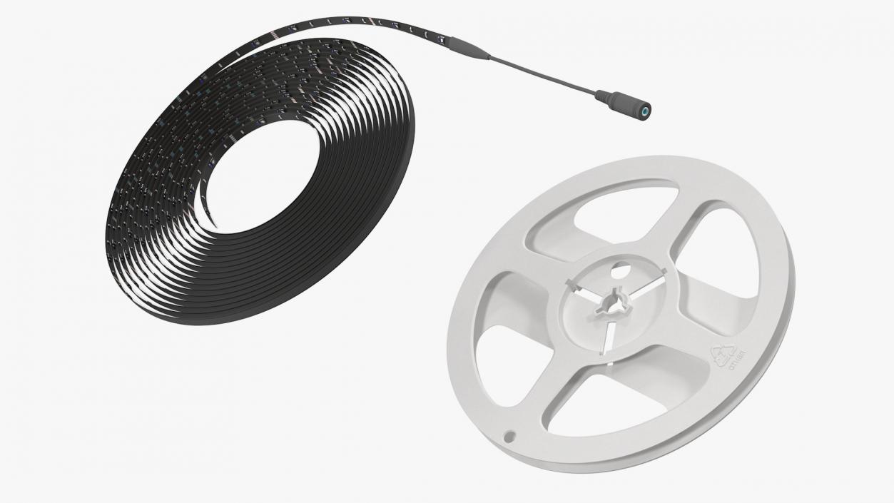 3D Tape Strip Lights Spool model