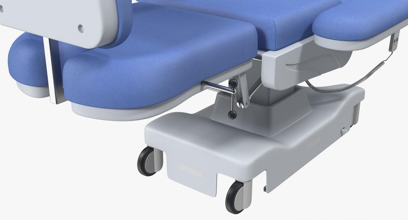 Electronic Medical Procedure Chair 3D model