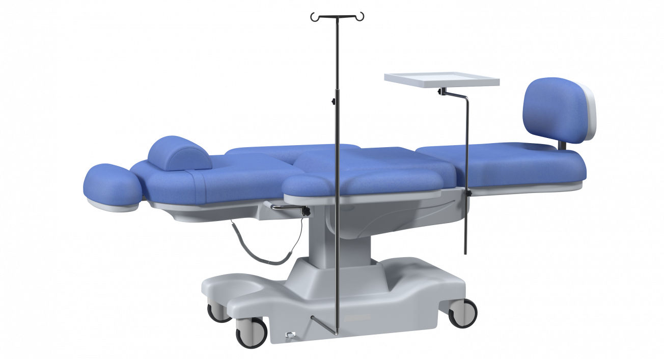 Electronic Medical Procedure Chair 3D model