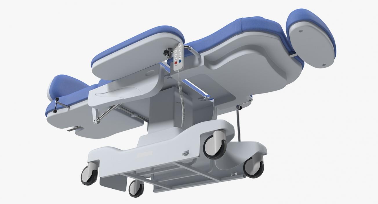 Electronic Medical Procedure Chair 3D model