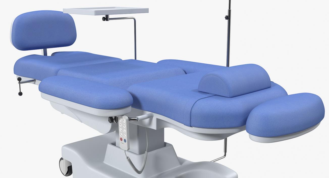 Electronic Medical Procedure Chair 3D model