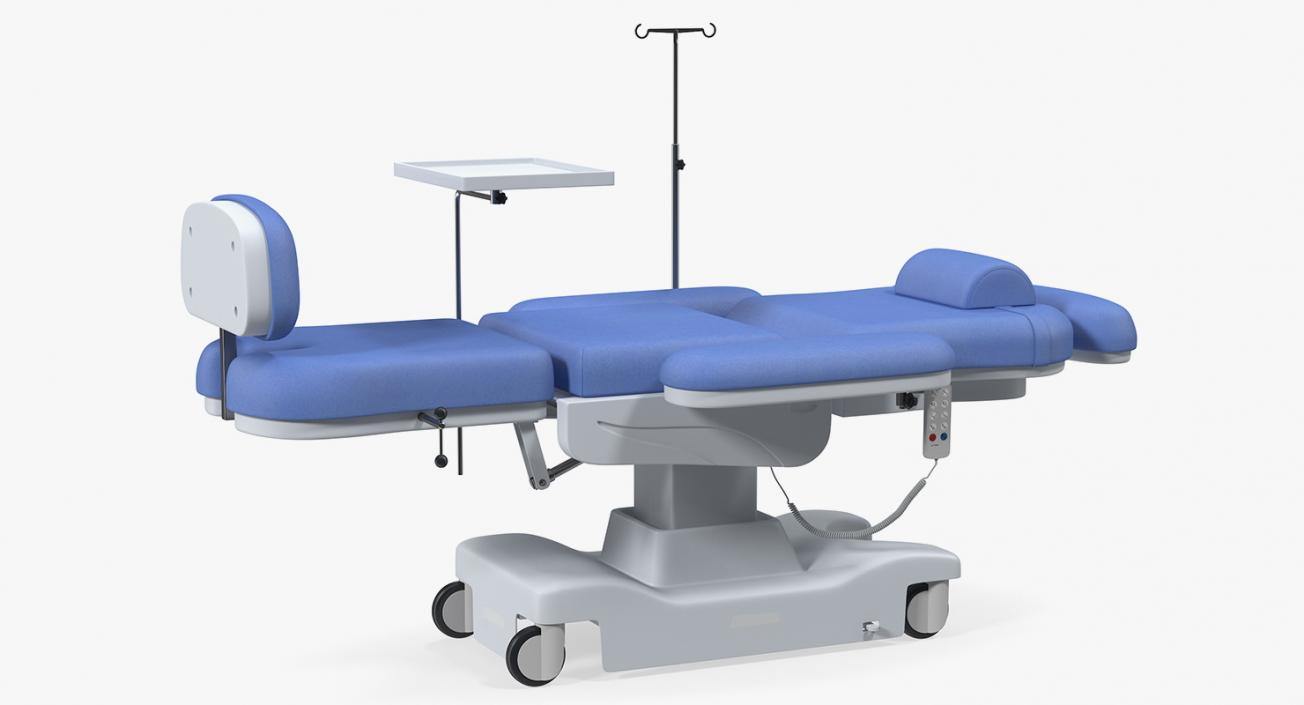 Electronic Medical Procedure Chair 3D model