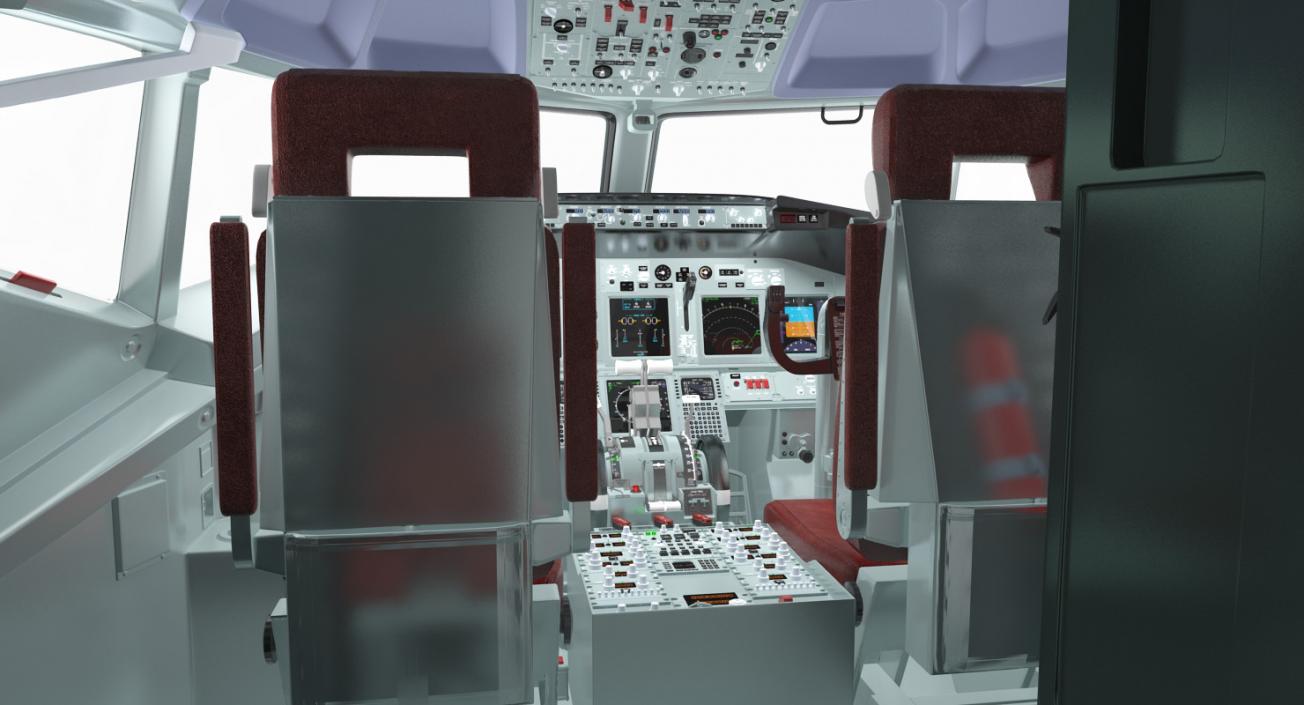 Passenger Airplane Interior 3D