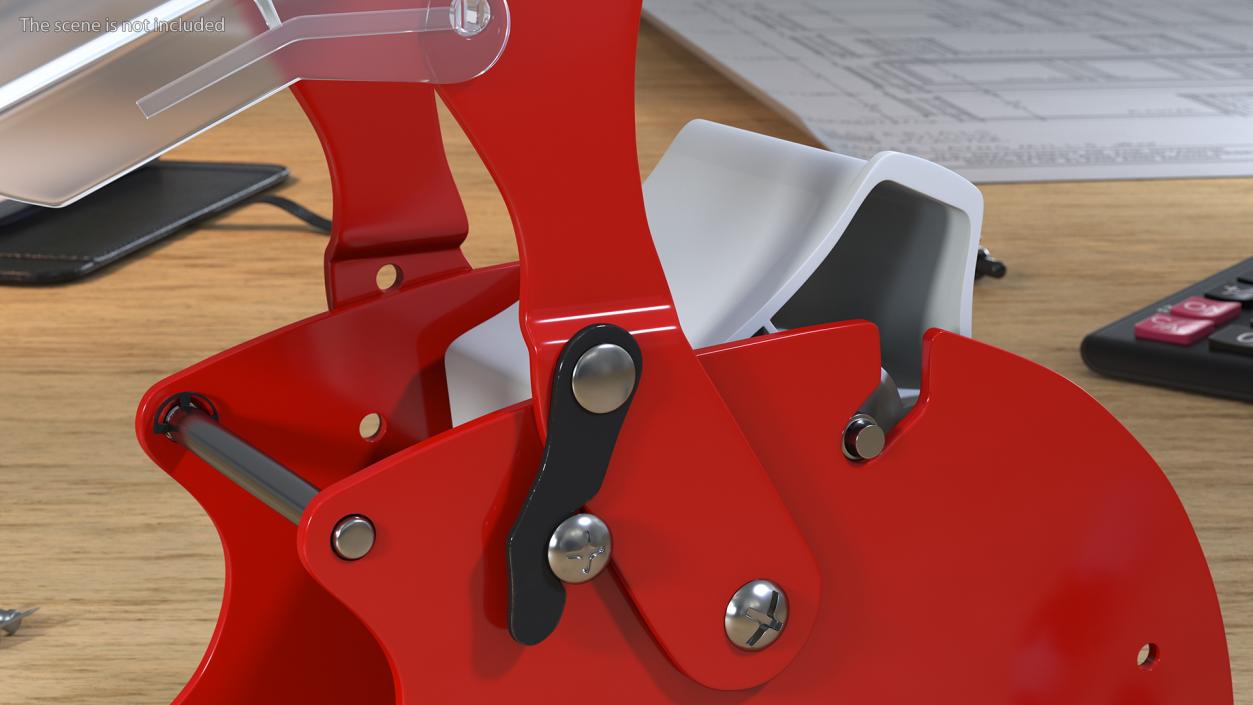 3D Benchtop Tape Dispenser with Safety Guard