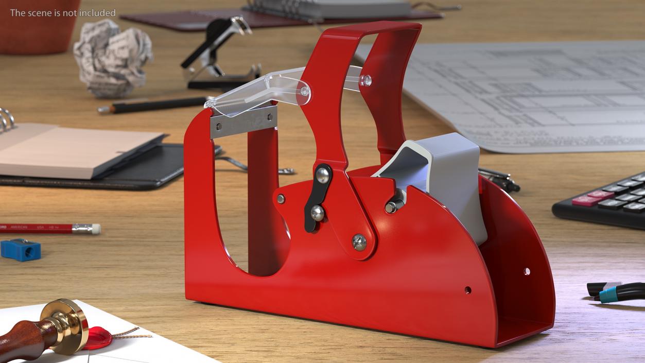 3D Benchtop Tape Dispenser with Safety Guard