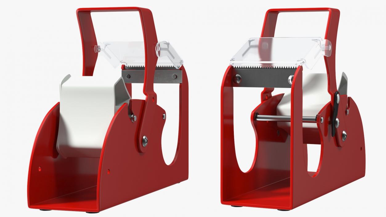 3D Benchtop Tape Dispenser with Safety Guard