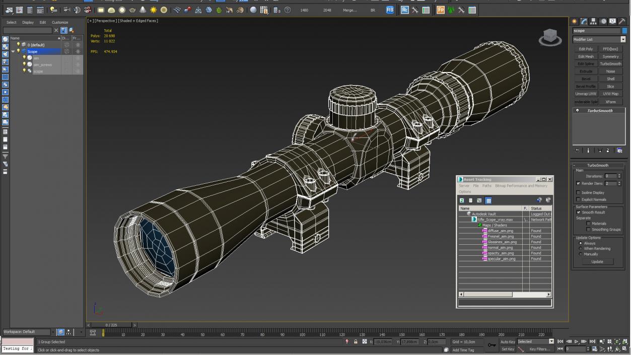 3D Rifle Scope