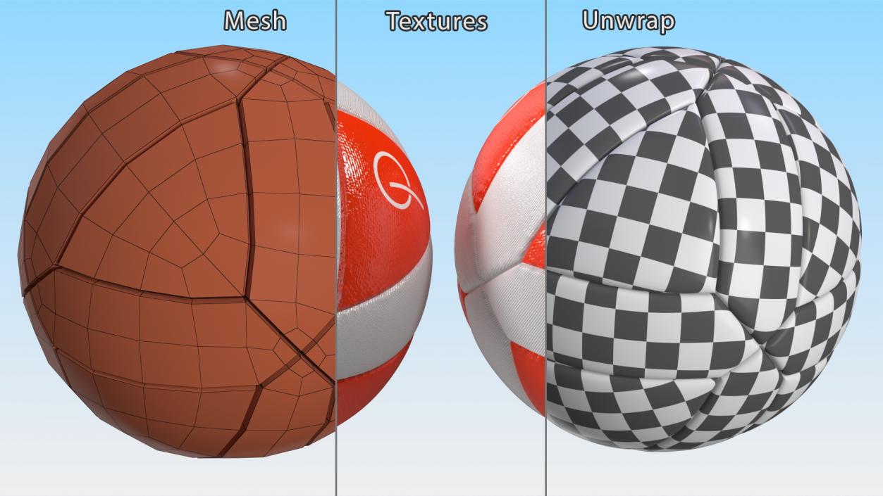 Teqball Ball 3D