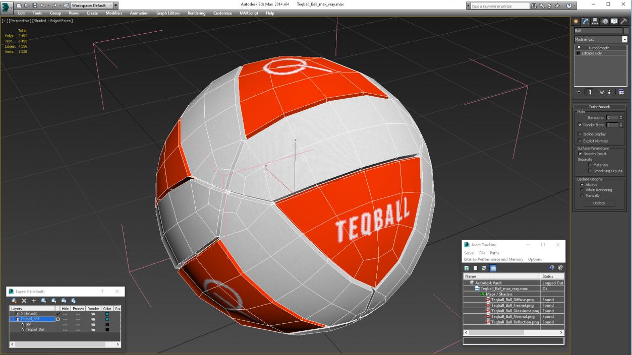 Teqball Ball 3D