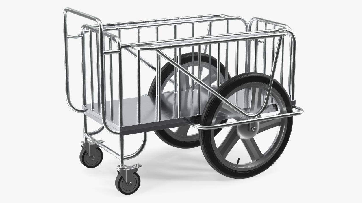 Medical Drugs Trolley Metal 3D