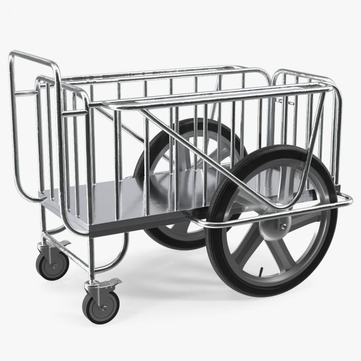 Medical Drugs Trolley Metal 3D