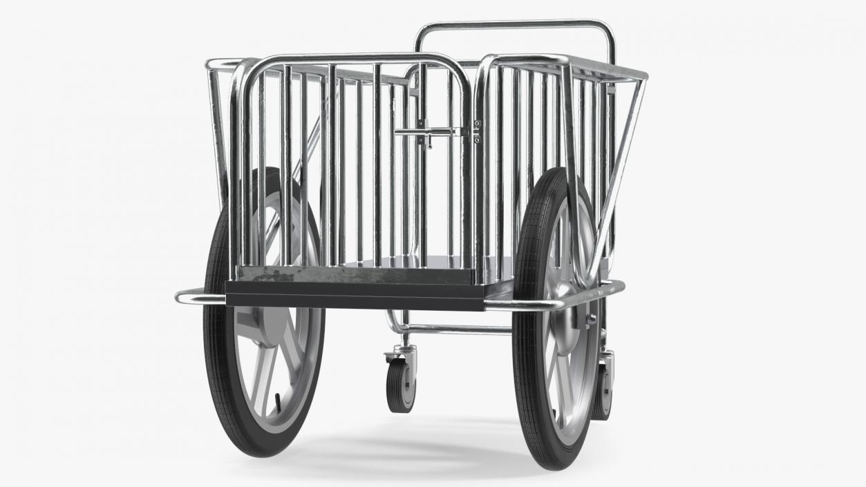 Medical Drugs Trolley Metal 3D