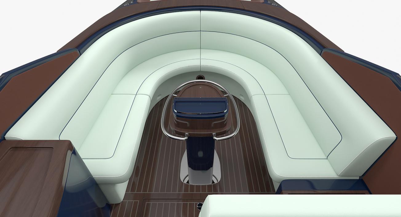 3D Luxury Speed Yacht model