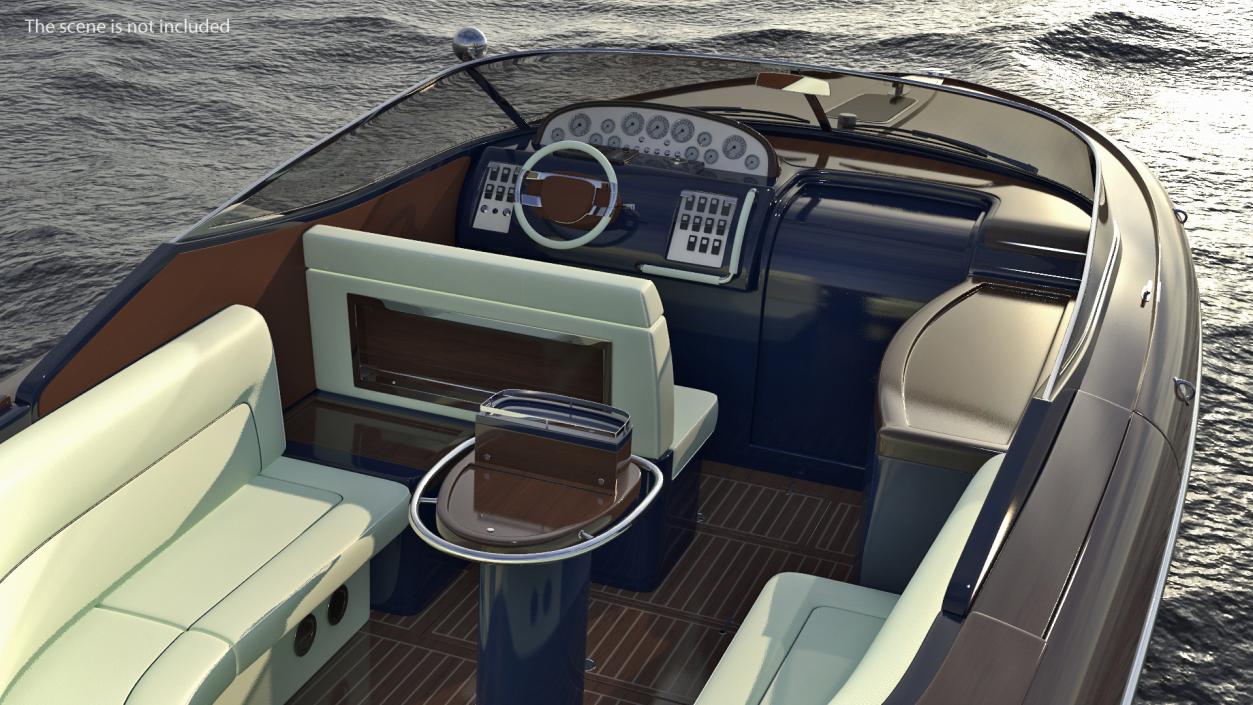 3D Luxury Speed Yacht model