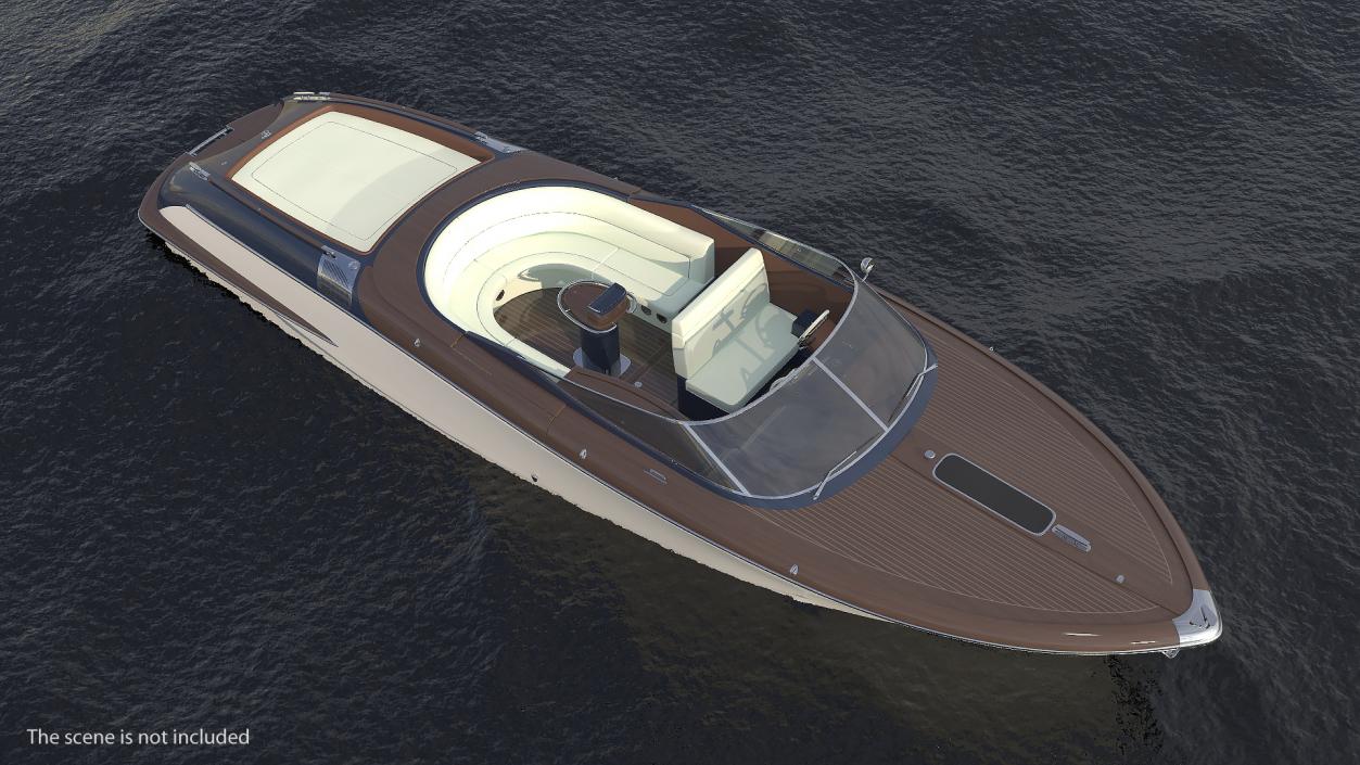 3D Luxury Speed Yacht model