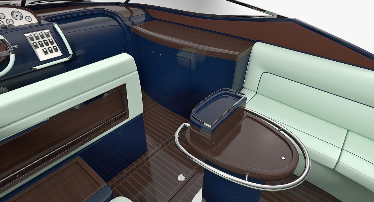 3D Luxury Speed Yacht model