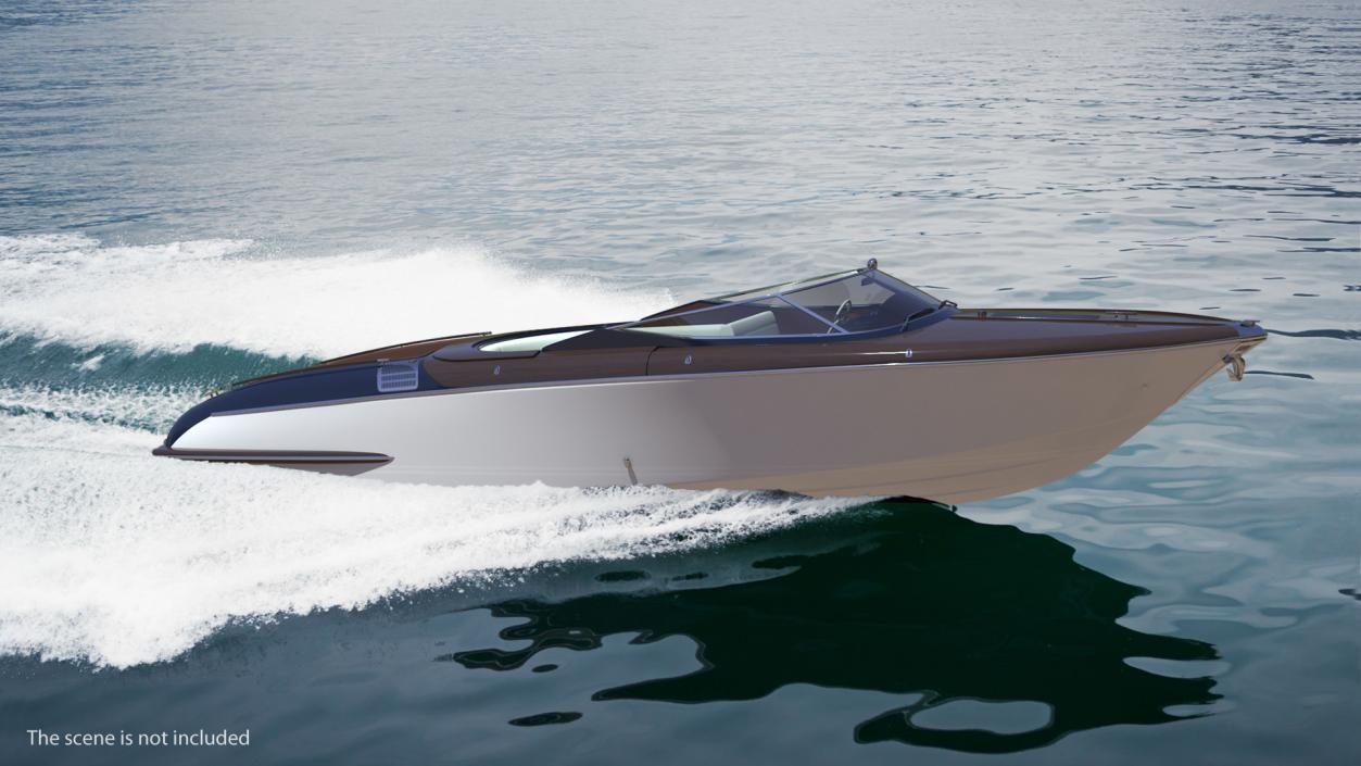 3D Luxury Speed Yacht model