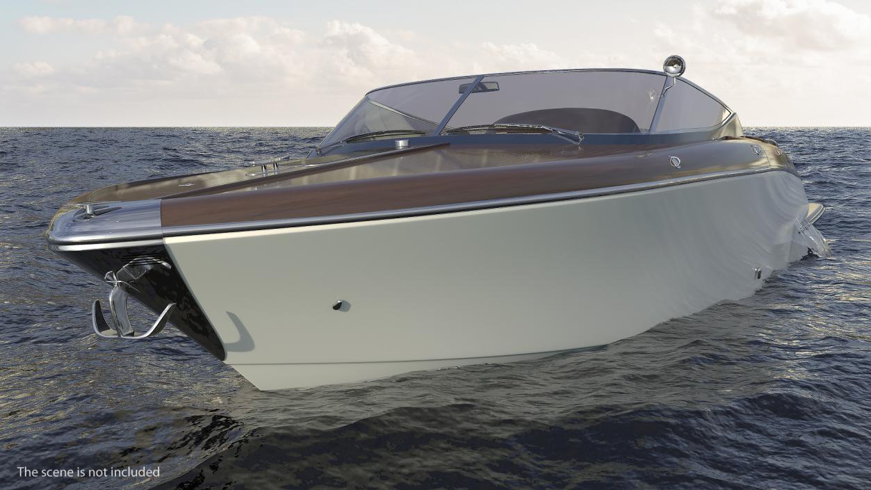 3D Luxury Speed Yacht model