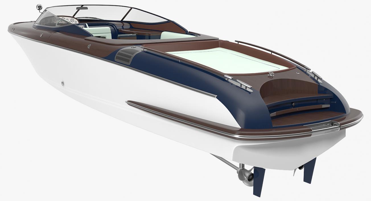 3D Luxury Speed Yacht model