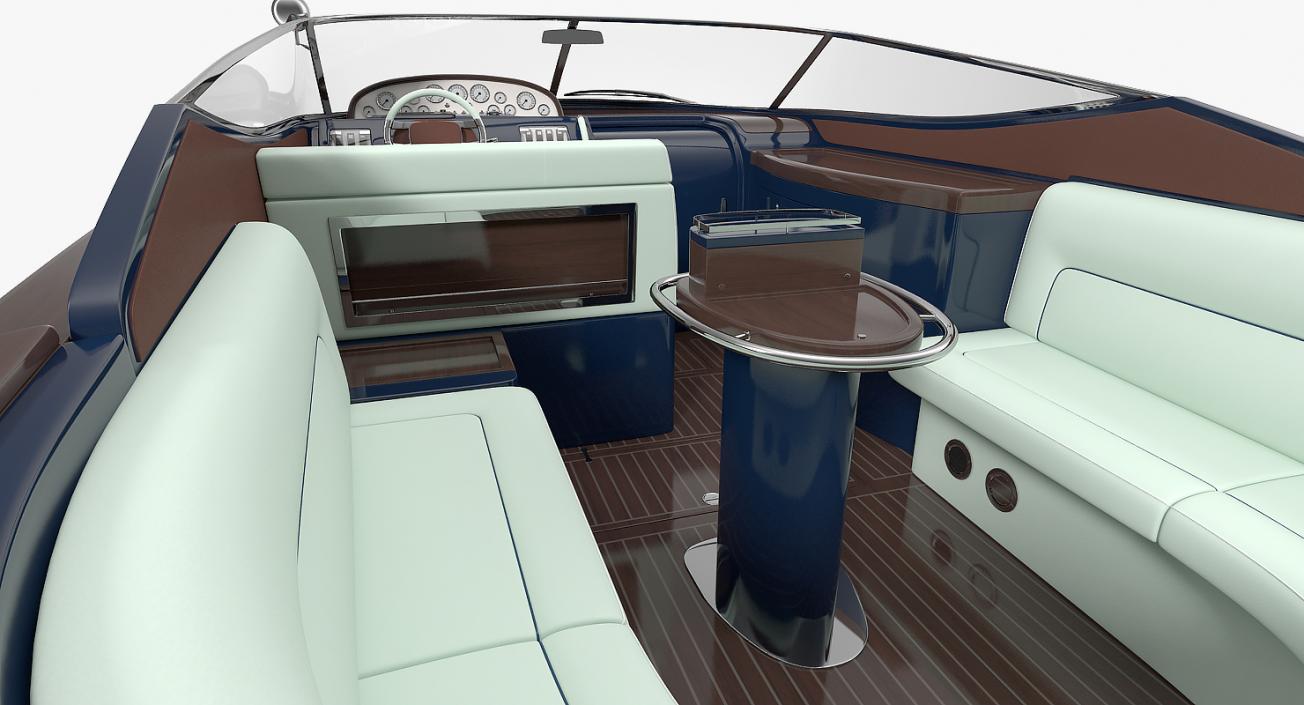 3D Luxury Speed Yacht model