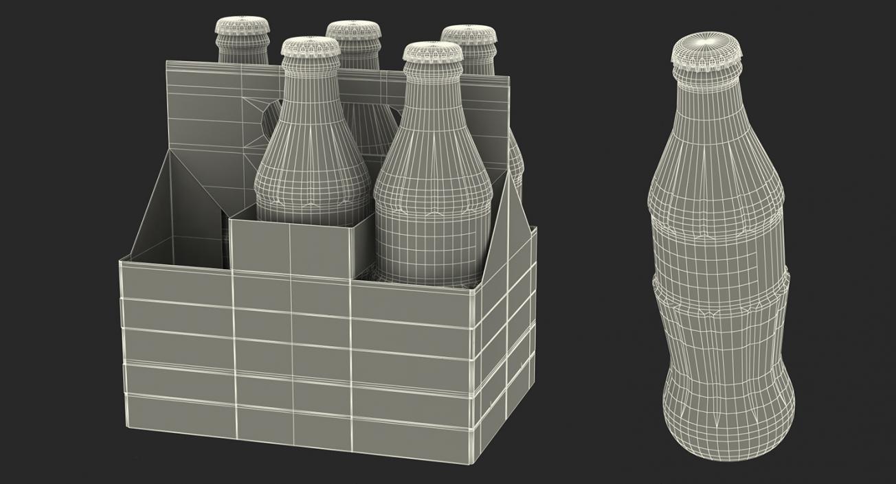 3D model Coca Cola Cans Collection