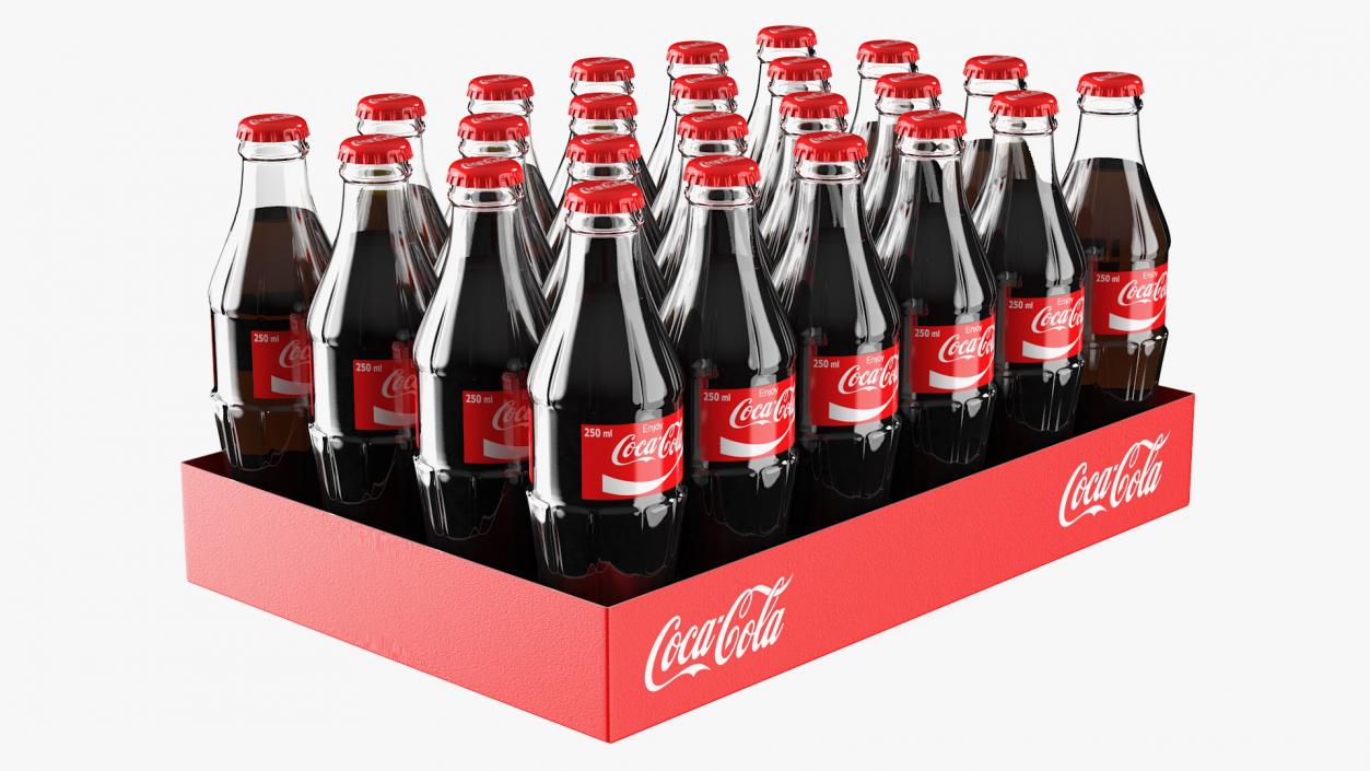 3D model Coca Cola Cans Collection